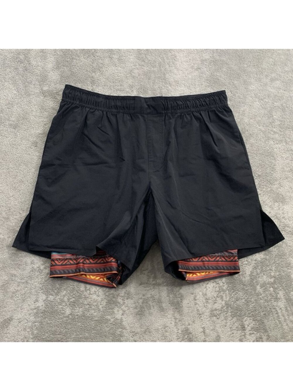 Wowie Mana Shorts Mens Size Large Athletic Workout Lined Performance Gym